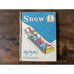 Vintage Snow Hardcover by Roy McKie PD Eastman 1962 Book Club Edition Dr. Seuss